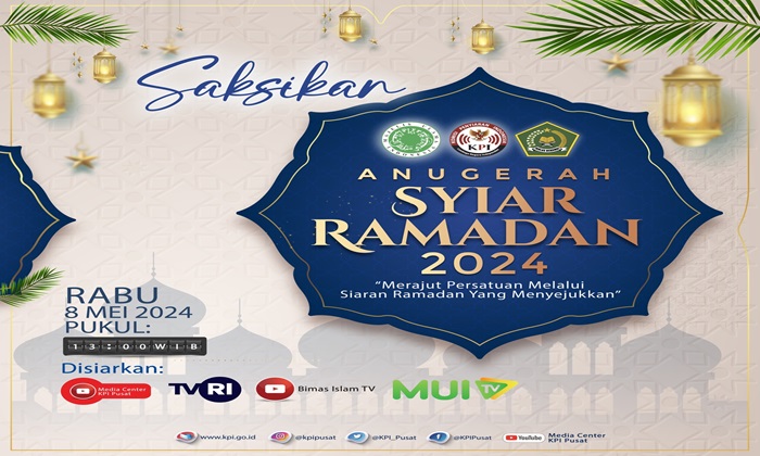 KPI, MUI dan Kemenag Gelar Anugerah Syiar Ramadan 2024