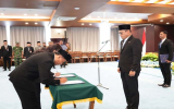 Wagub Lantik Anggota KPID Kaltim Periode 2026-2029